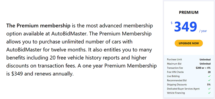 autobidmaster membership